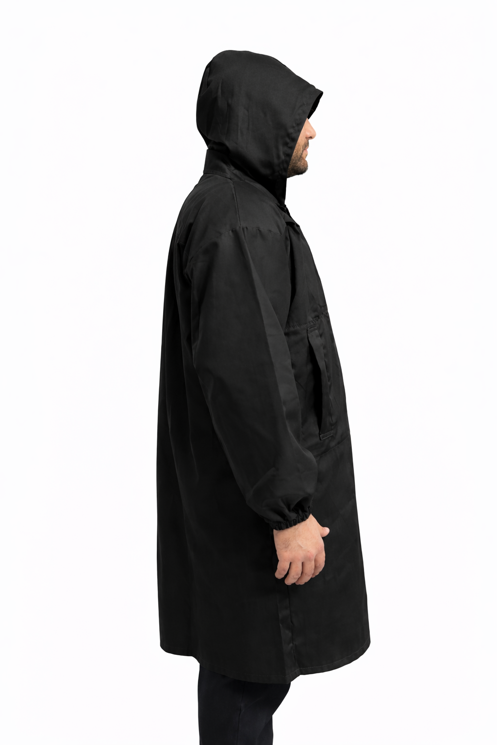 CAMICE DA MACELLAIO MANICA LUNGA CON CAPPUCCIO UNISEX