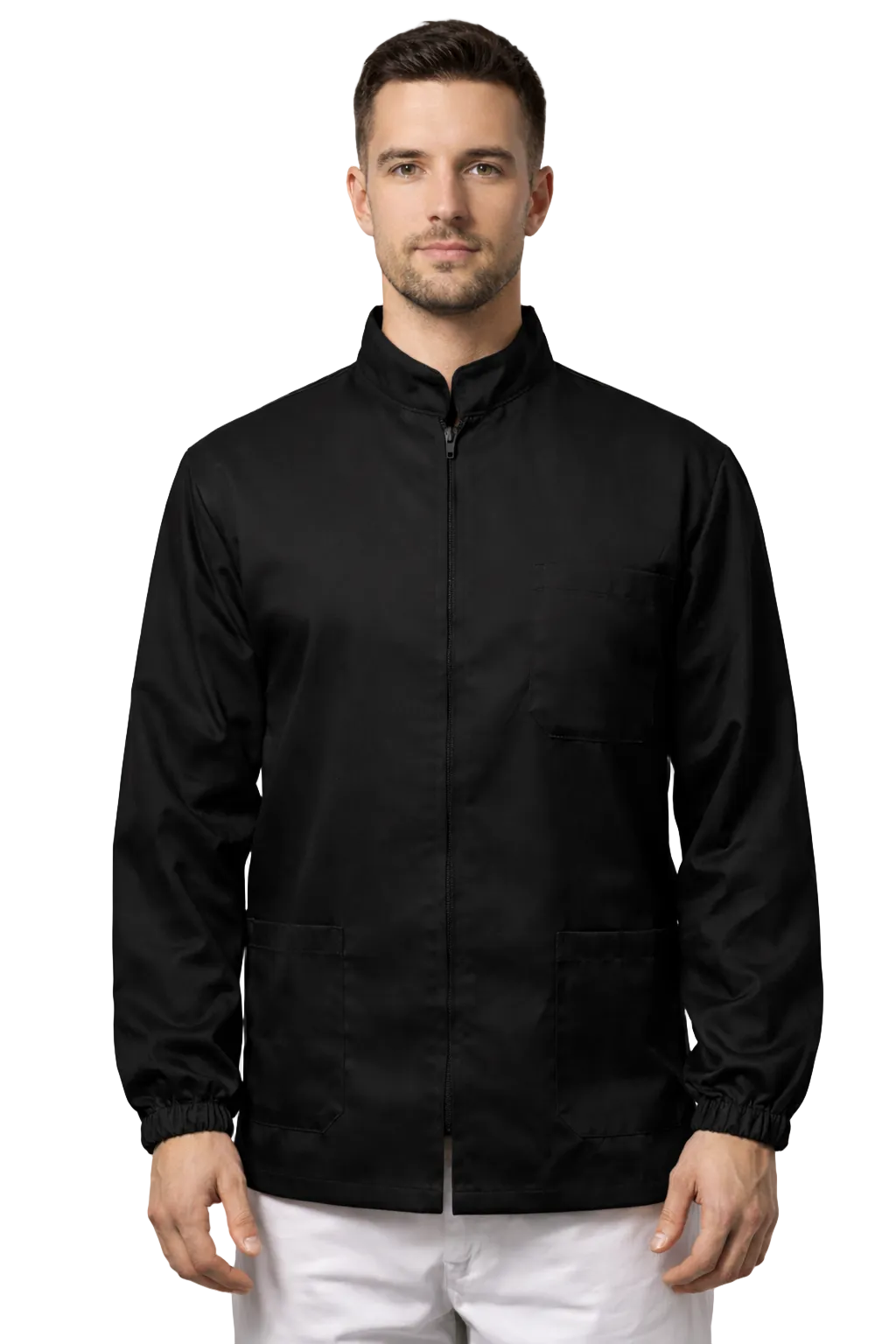 GIACCA COREANA MANICA LUNGA CON ZIP UNISEX