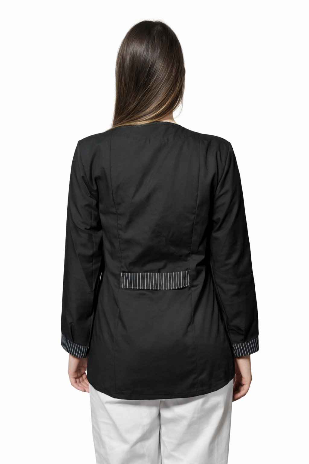CASACCA ZIP MODELLO GESSATO MANICA LUNGA