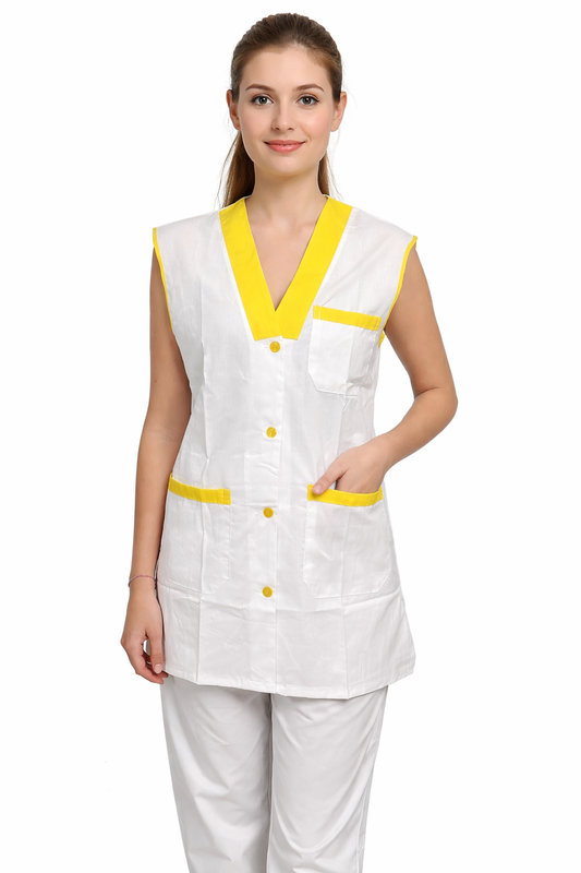 CASACCA GIROMANICA BIANCA CON SCOLLO A V IN 5 COLORAZIONI