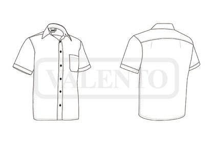 CAMICIA UOMO MEZZA MANICA MODELLO OPORTO