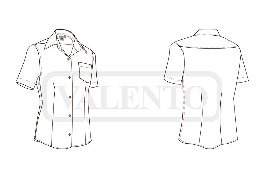 CAMICIA DONNA MEZZA MANICA MODELLO STAR