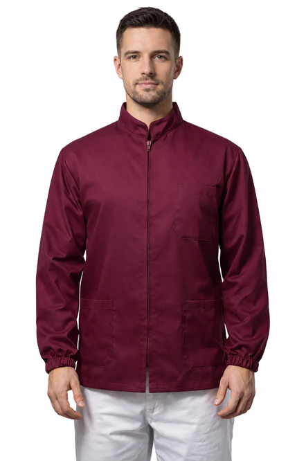 GIACCA COREANA MANICA LUNGA CON ZIP UNISEX