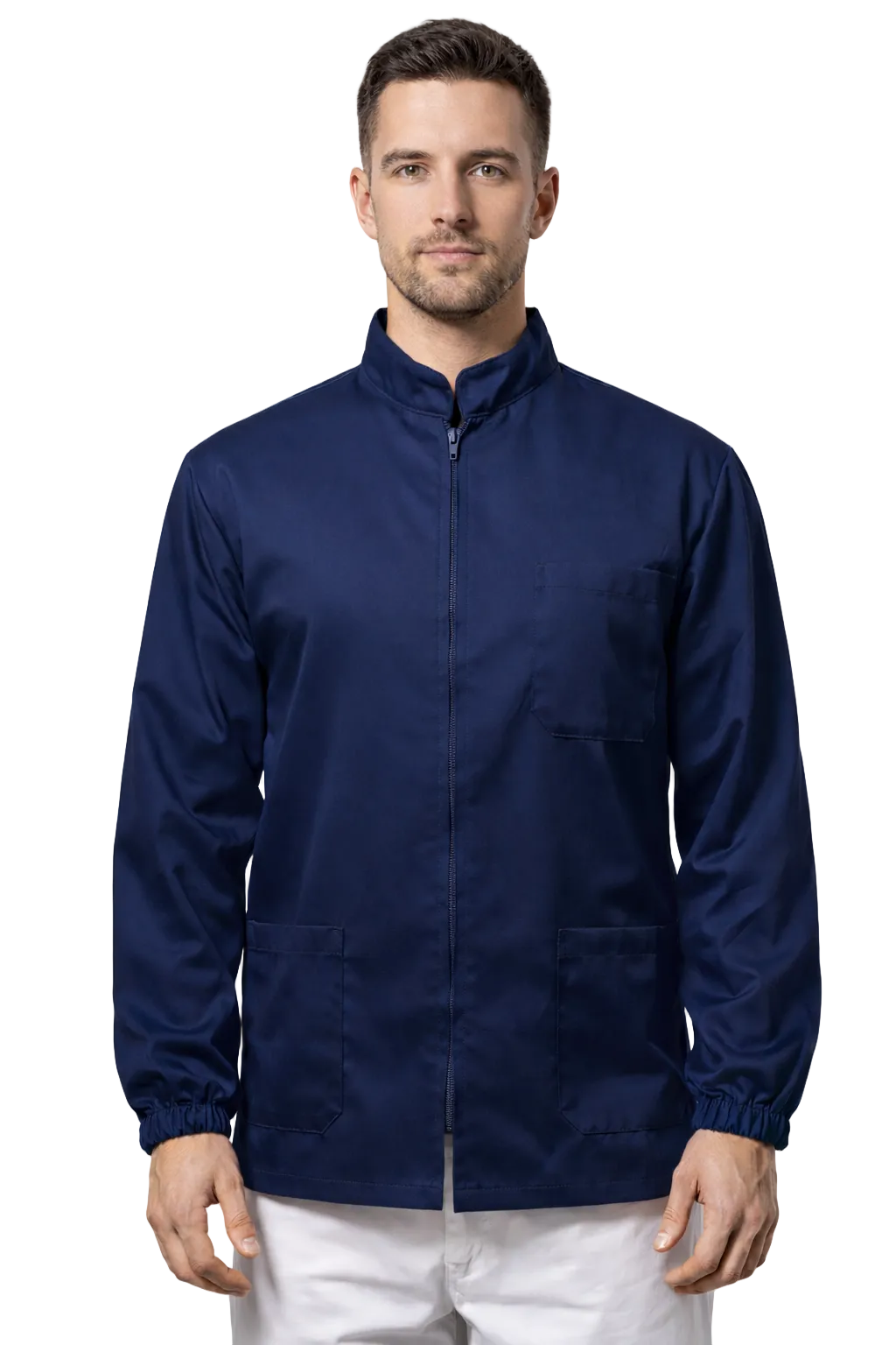 GIACCA COREANA MANICA LUNGA CON ZIP UNISEX