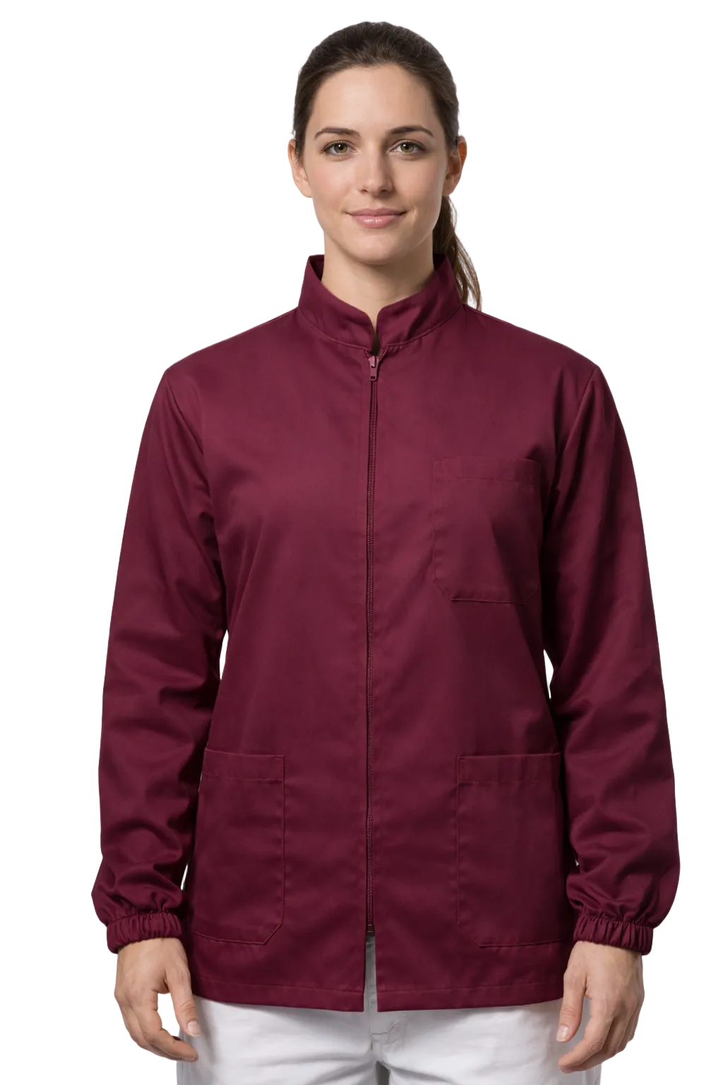 GIACCA COREANA MANICA LUNGA CON ZIP UNISEX