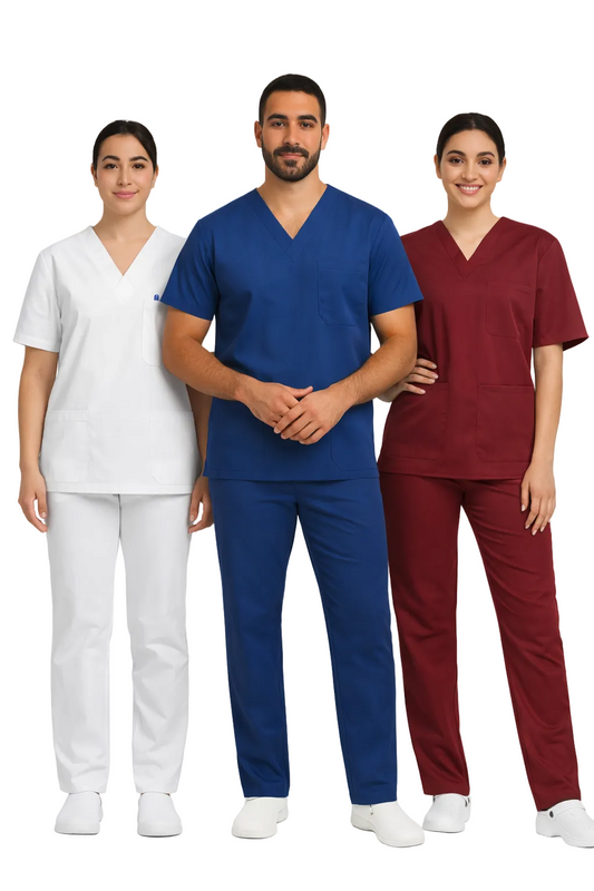 DIVISA OSPEDALIERA UNISEX MODELLO BASIC IN 16 COLORAZIONI