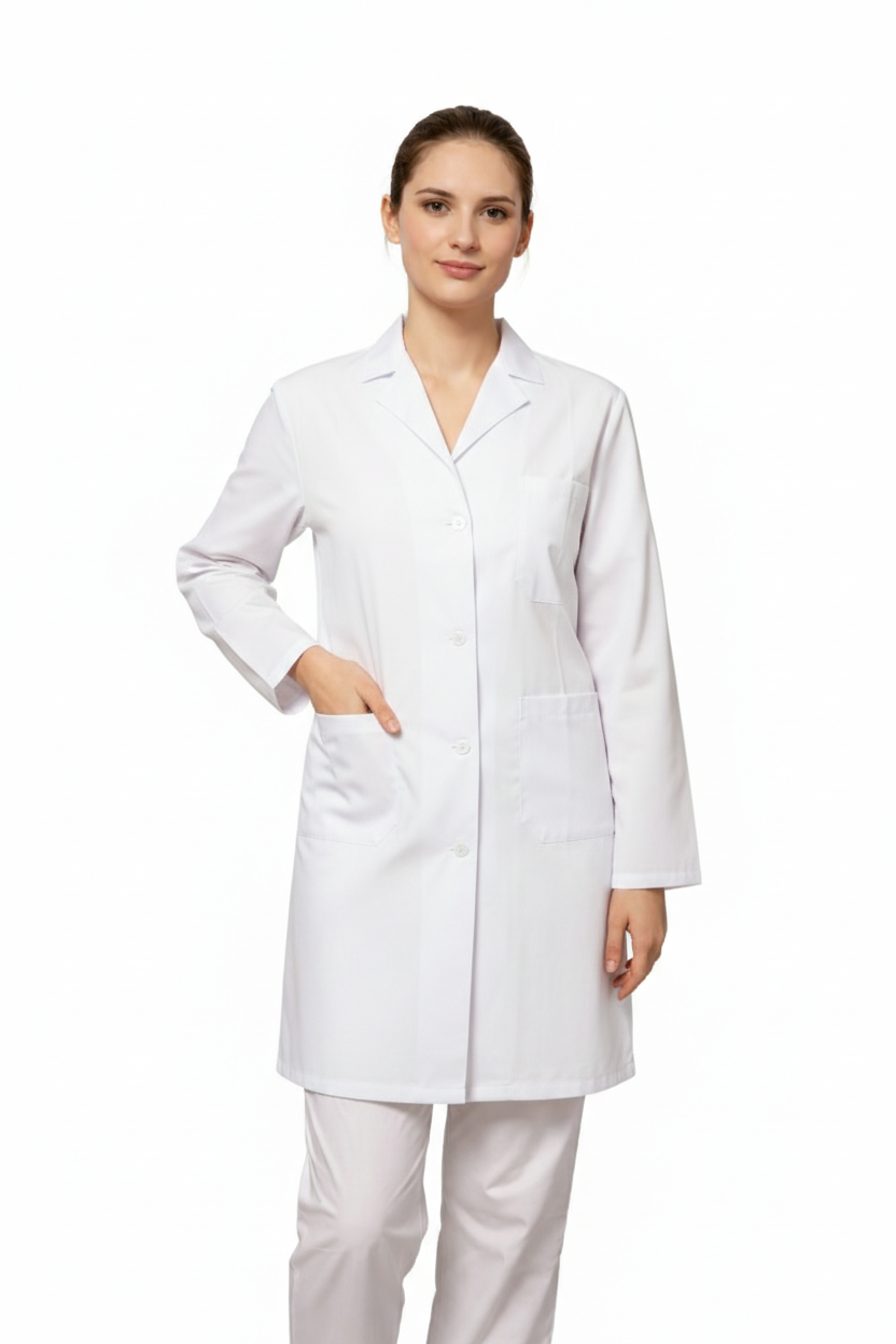 CAMICE LABORATORIO LUNGO DONNA ML IN 6 COLORAZIONI