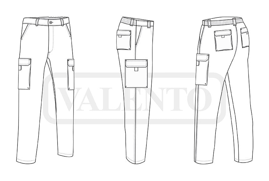 PANTALONE MULTITASCHE TERMICO MODELLO NEBRASKA