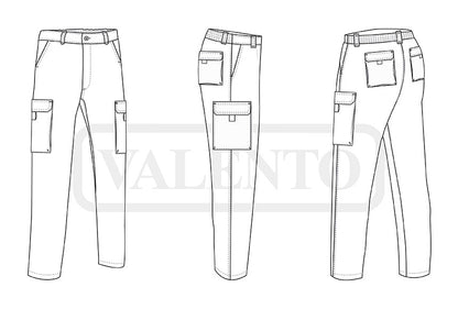 PANTALONE MULTITASCHE TERMICO MODELLO NEBRASKA