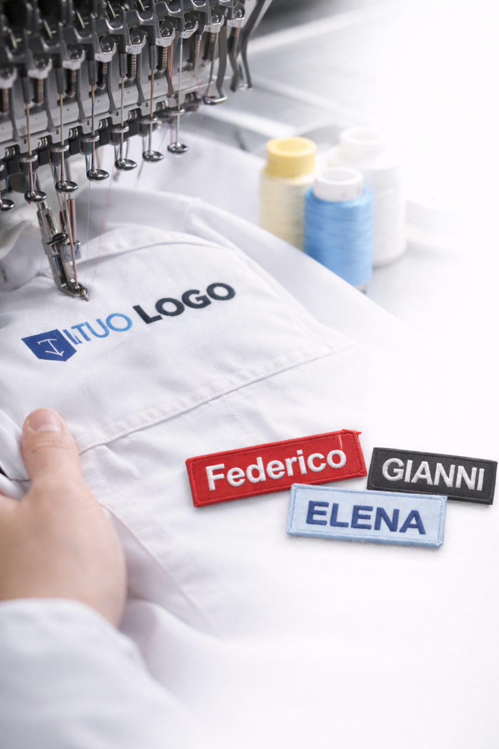 RICAMO PERSONALIZZATO (MINIMO 5 PEZZI)