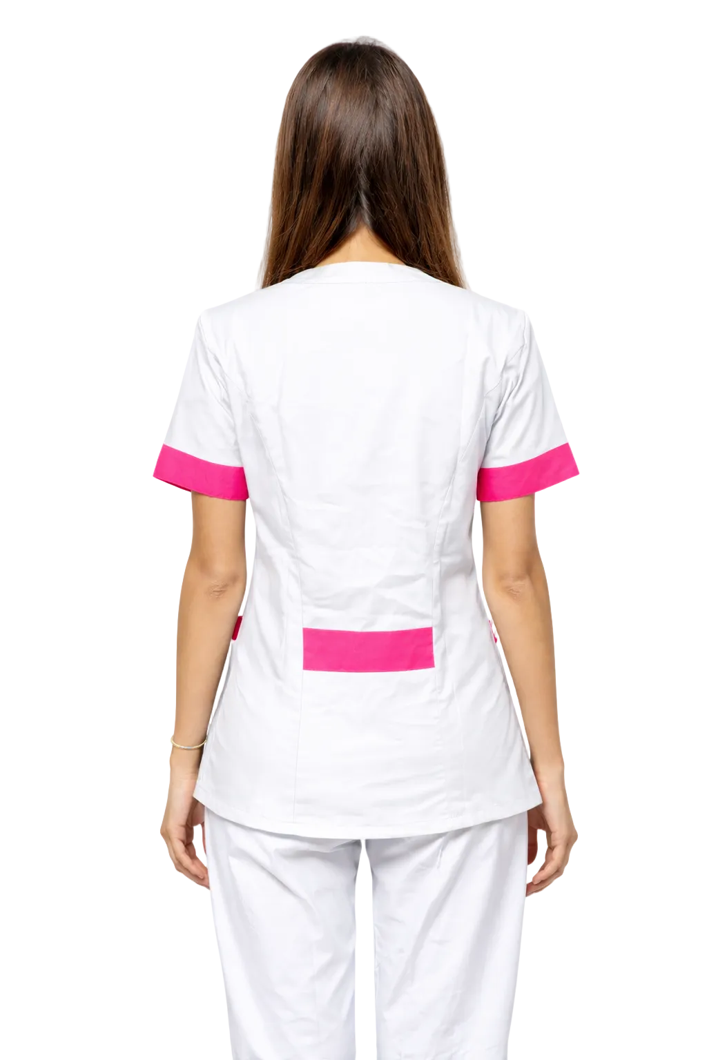CASACCA DONNA MODELLO BEAUTY BIANCO FINIMENTO FUCSIA/ROYAL/VERDE
