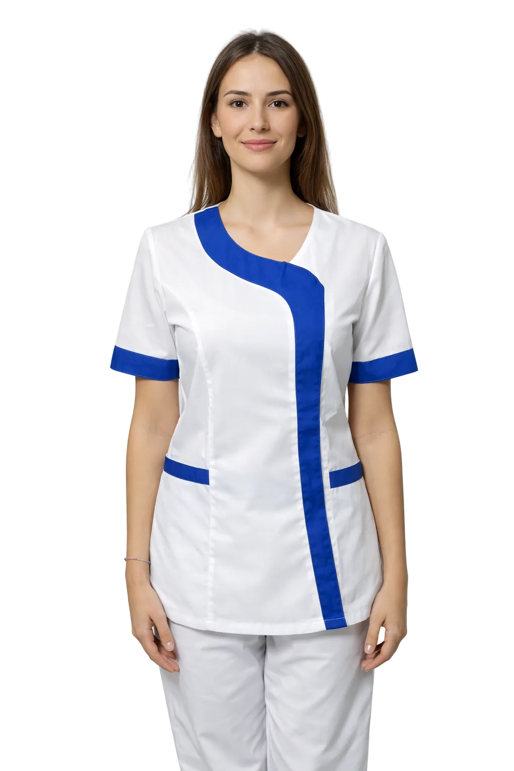 CASACCA DONNA MODELLO BEAUTY BIANCO FINIMENTO FUCSIA/ROYAL/VERDE