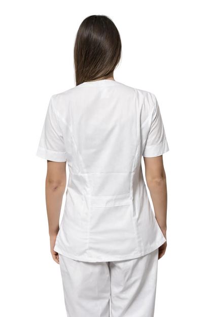 CASACCA DONNA MEZZA MANICA MODELLO BEAUTY BIANCO/NERO