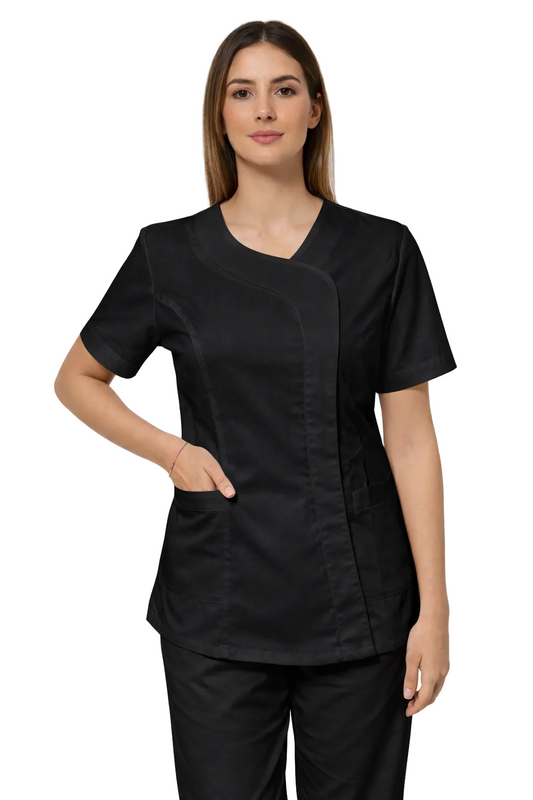 CASACCA DONNA MEZZA MANICA MODELLO BEAUTY BIANCO/NERO