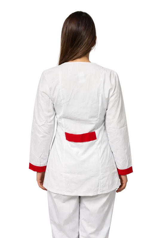 CASACCA ZIP DONNA MANICLA LUNGA MODELLO BICOLORE /ROSSO/FUCSIA/LILLA