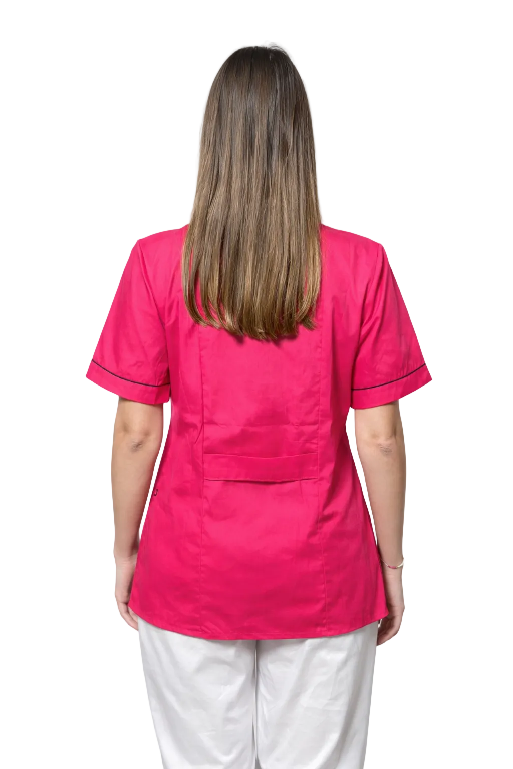 CASACCA DONNA ZIP MEZZA MANICA LILLA/FUCSIA RIGO NERO
