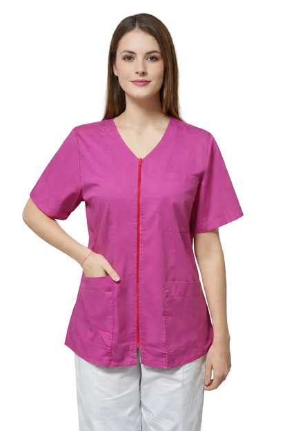 CASACCA DONNA ZIP MEZZA MANICA BIANCO/NERO/ROYAL/VERDE/FUCSIA/GIALLO LIME