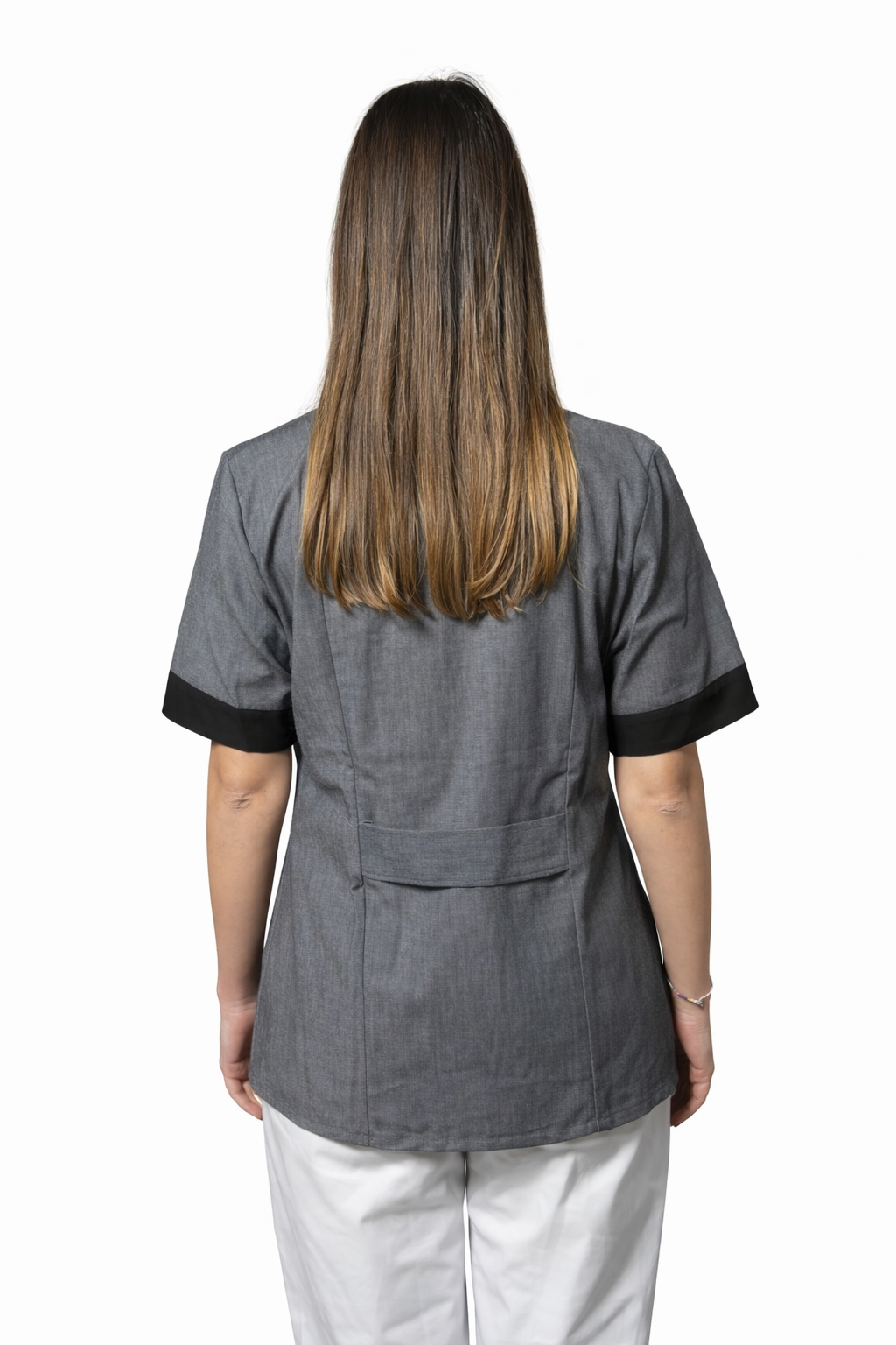 CASACCA DONNA ZIP MEZZA MANICA EFFETTO JEANS