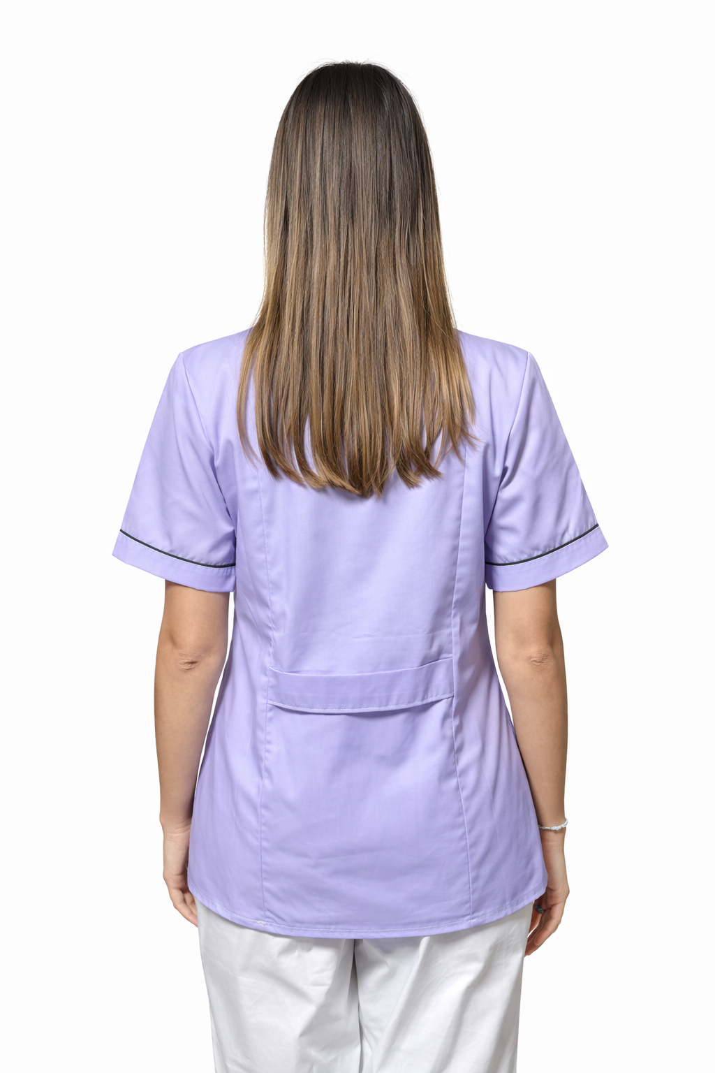 CASACCA DONNA ZIP MEZZA MANICA LILLA/FUCSIA RIGO NERO