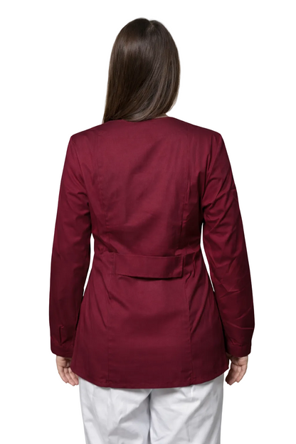 CASACCA DONNA MANICA LUNGA CON ZIP IN 6 COLORAZIONI