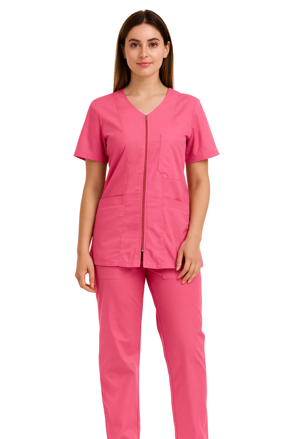 DIVISA OSPEDALIERA ZIP DONNA IN 7 COLORAZIONI