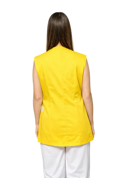 CASACCA DONNA GIROMANICA ROYAL/GIALLO COLLO RIGATO