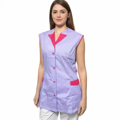 CASACCA DONNA GIROMANICA COLLO FUXIA IN 2 COLORAZIONI