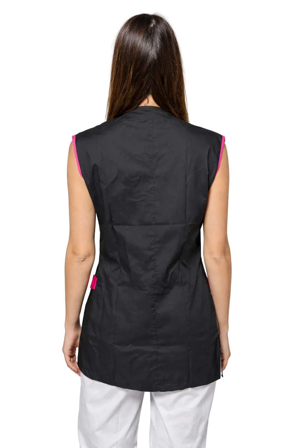 CASACCA DONNA GIROMANICA COLLO FUXIA IN 2 COLORAZIONI