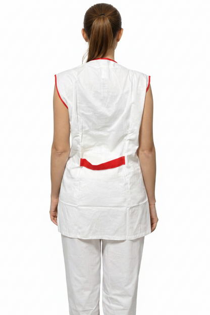 CASACCA GIROMANICA BIANCA CON SCOLLO A V IN 5 COLORAZIONI
