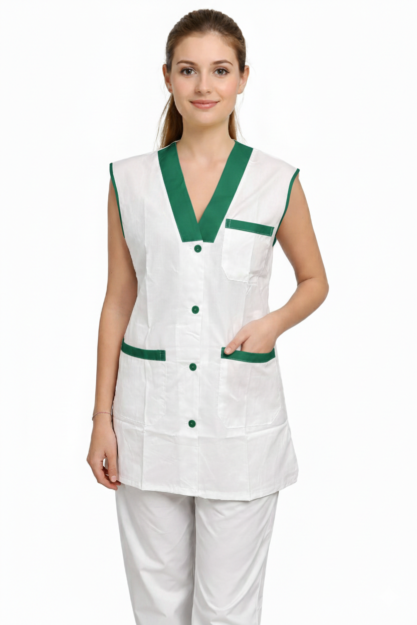 CASACCA GIROMANICA BIANCA CON SCOLLO A V IN 5 COLORAZIONI